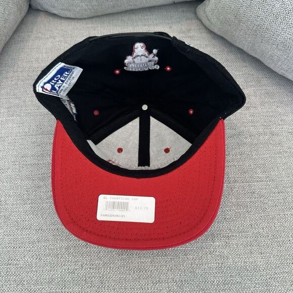 Vintage 90's Proplayer Chicago Bulls Snapback Hat NBA Eastern Conference Goat - Picture 4 of 5